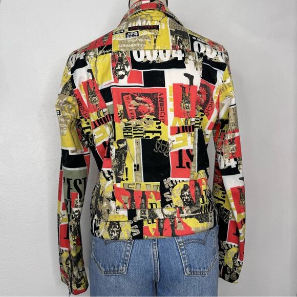Jean Paul Gaultier Vintage AW 1997 JPG Anarchy Punk
Rock Fight Racism Jacket - Picture 2 of 8